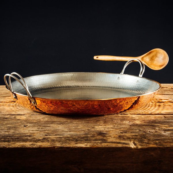 Alicante Copper Paella Pan 10″