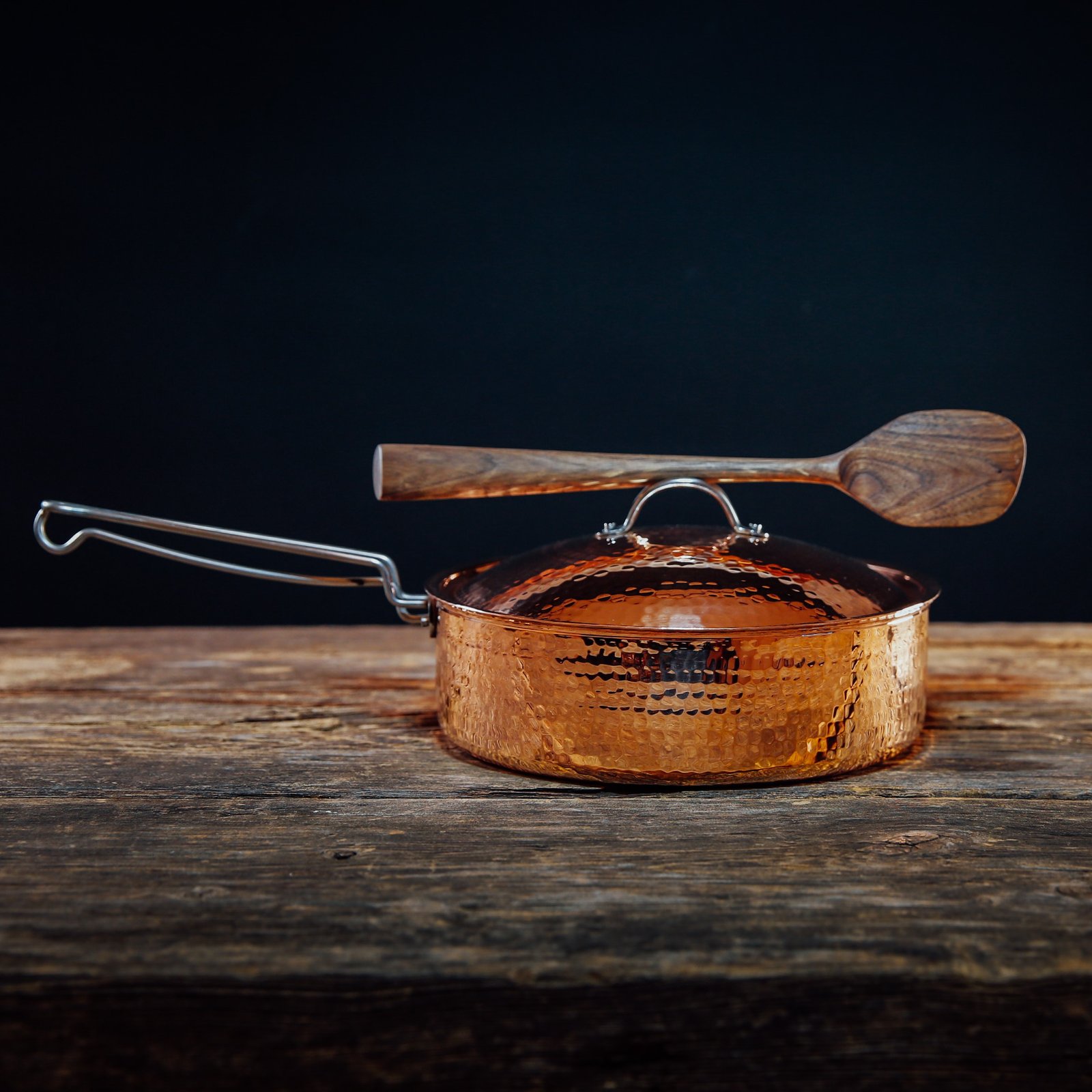 Copper Saute Pan With Lid, 3 quart - Image 5